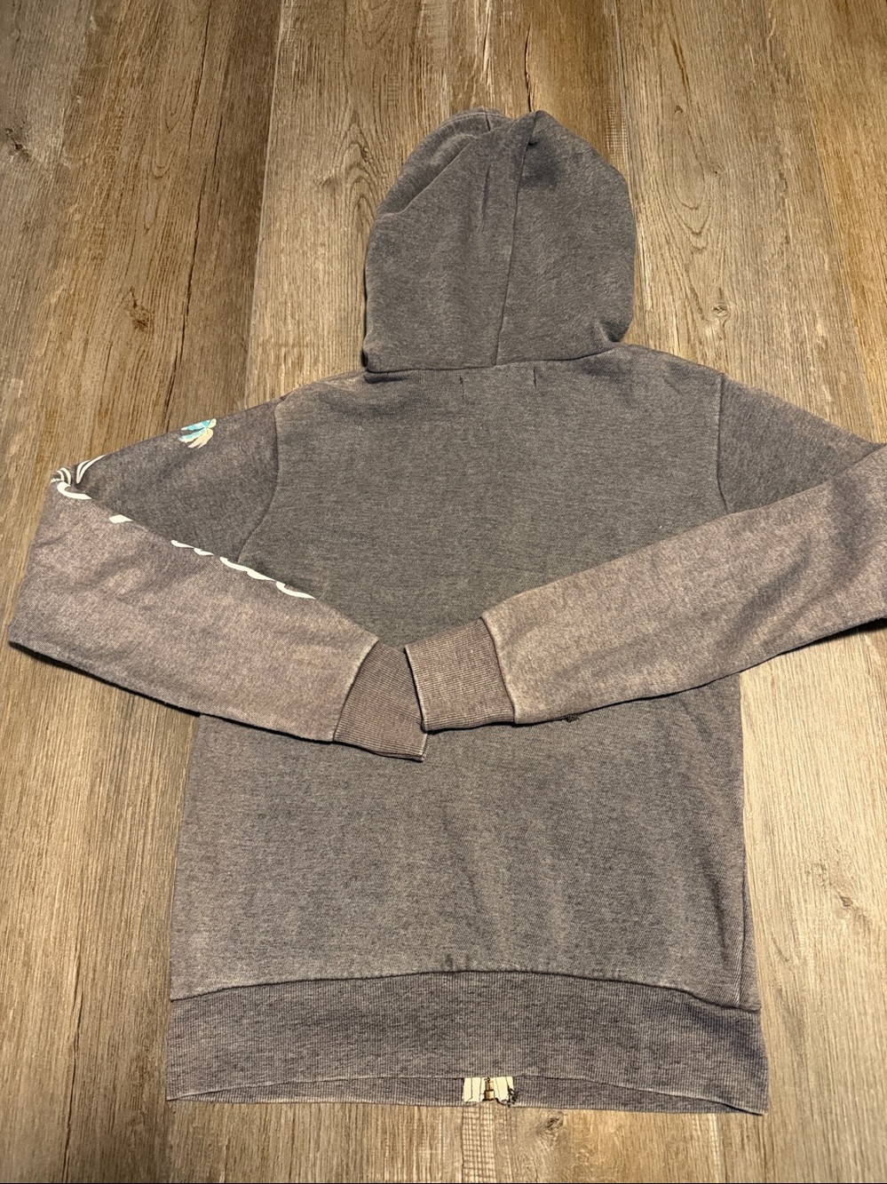 Ocean Drive Gray Zip-Up Hoodie Jacket - Picture 7 of 7